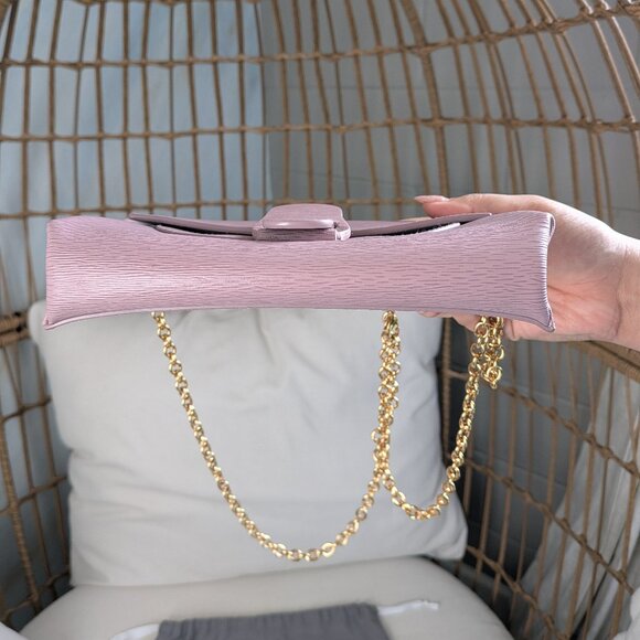 Senreve Aria Belt Bag in Lilac w/ Gold Chain & Matching Slim Wallet - Picture 5 of 10
